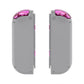 eXtremeRate Retail Chrome Pink Glossy Replacement ABXY Direction Keys SR SL L R ZR ZL Trigger Buttons Springs, Full Set Buttons Fix Kits with Tools for NS Switch JoyCon & OLED JoyCon - JoyCon Shell NOT Included - AJ307