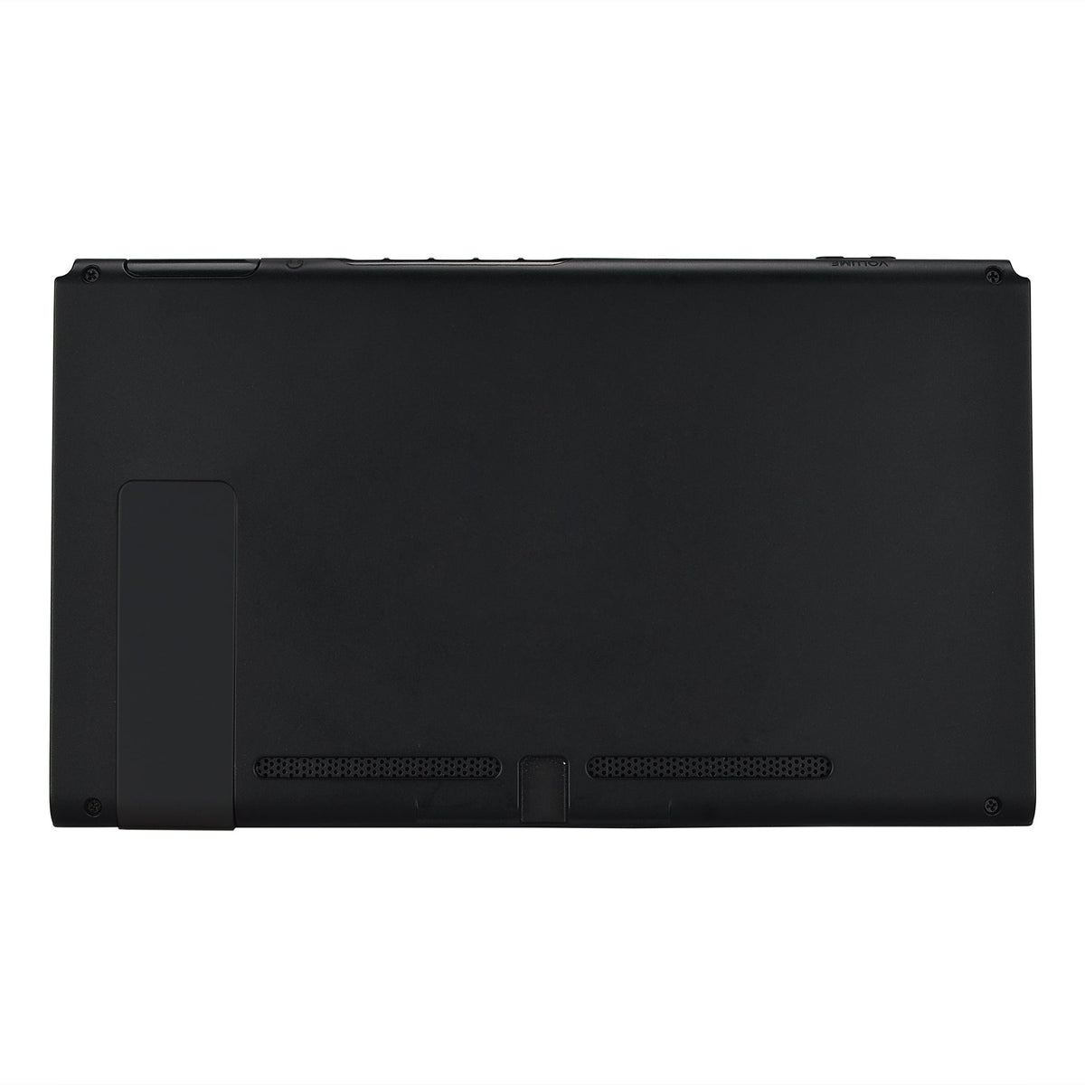 eXtremeRate Retail 2 Set of Black Soft Touch Replacement Kickstand for Nintendo Switch Console, Back Bracket Holder Kick Stand for Nintendo Switch - Console NOT Included - AJ410