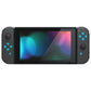 eXtremeRate Retail Replacement Controller ABXY Direction Home Capture + - Jelly Buttons, Two-Tone Pale New Hope Blue & Clear with Symbols Action Face Keys for Nintendo Switch & Switch OLED Joy-con - JoyCon NOT Included -  AJ7006