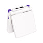 eXtremeRate Retail 16Bits Purple Custom Full Set Buttons for Gameboy Advance SP, Replacement A B L R Button Power On Off Volume Button D-pad Key for GBA SP Console - Console NOT Included - ASPJ107