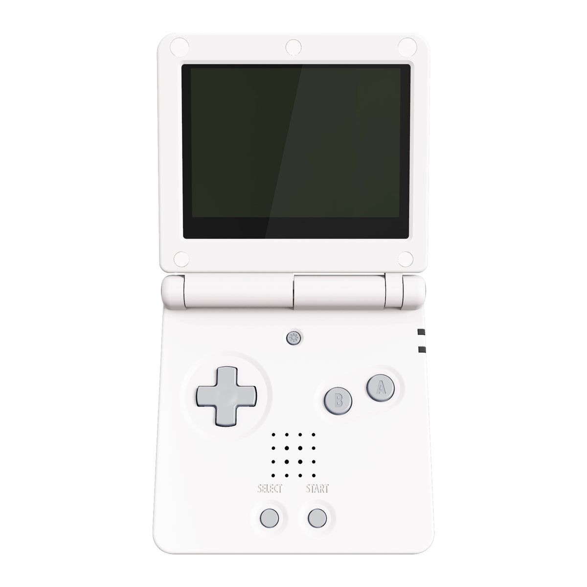 eXtremeRate Retail Light Gray Custom Full Set Buttons for Gameboy Advance SP, Replacement A B L R Button Power On Off Volume Button D-pad Key for GBA SP Console - Console NOT Included - ASPJ112