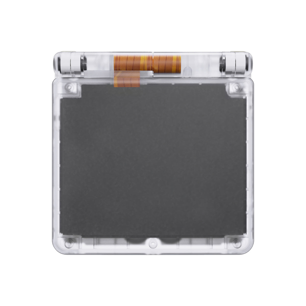 eXtremeRate Retail IPS Ready Upgraded eXtremeRate Clear Custom Replacement Housing Shell for Gameboy Advance SP GBA SP – Compatible with Both IPS & Standard LCD – Console & Screen NOT Included - ASPM5001