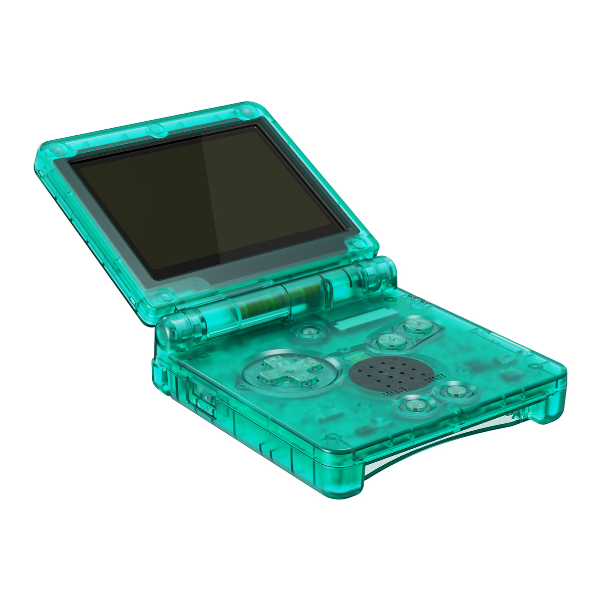 eXtremeRate Retail IPS Ready Upgraded eXtremeRate Emerald Green Custom Replacement Housing Shell for Gameboy Advance SP GBA SP – Compatible with Both IPS & Standard LCD – Console & Screen NOT Included - ASPM5003