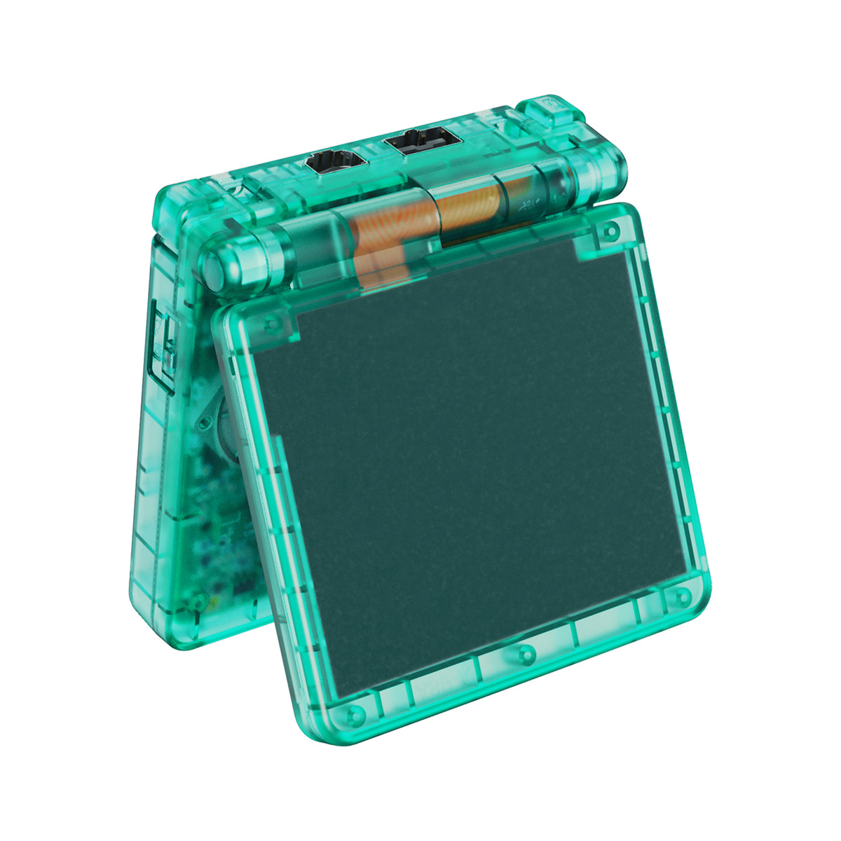 eXtremeRate Retail IPS Ready Upgraded eXtremeRate Emerald Green Custom Replacement Housing Shell for Gameboy Advance SP GBA SP – Compatible with Both IPS & Standard LCD – Console & Screen NOT Included - ASPM5003