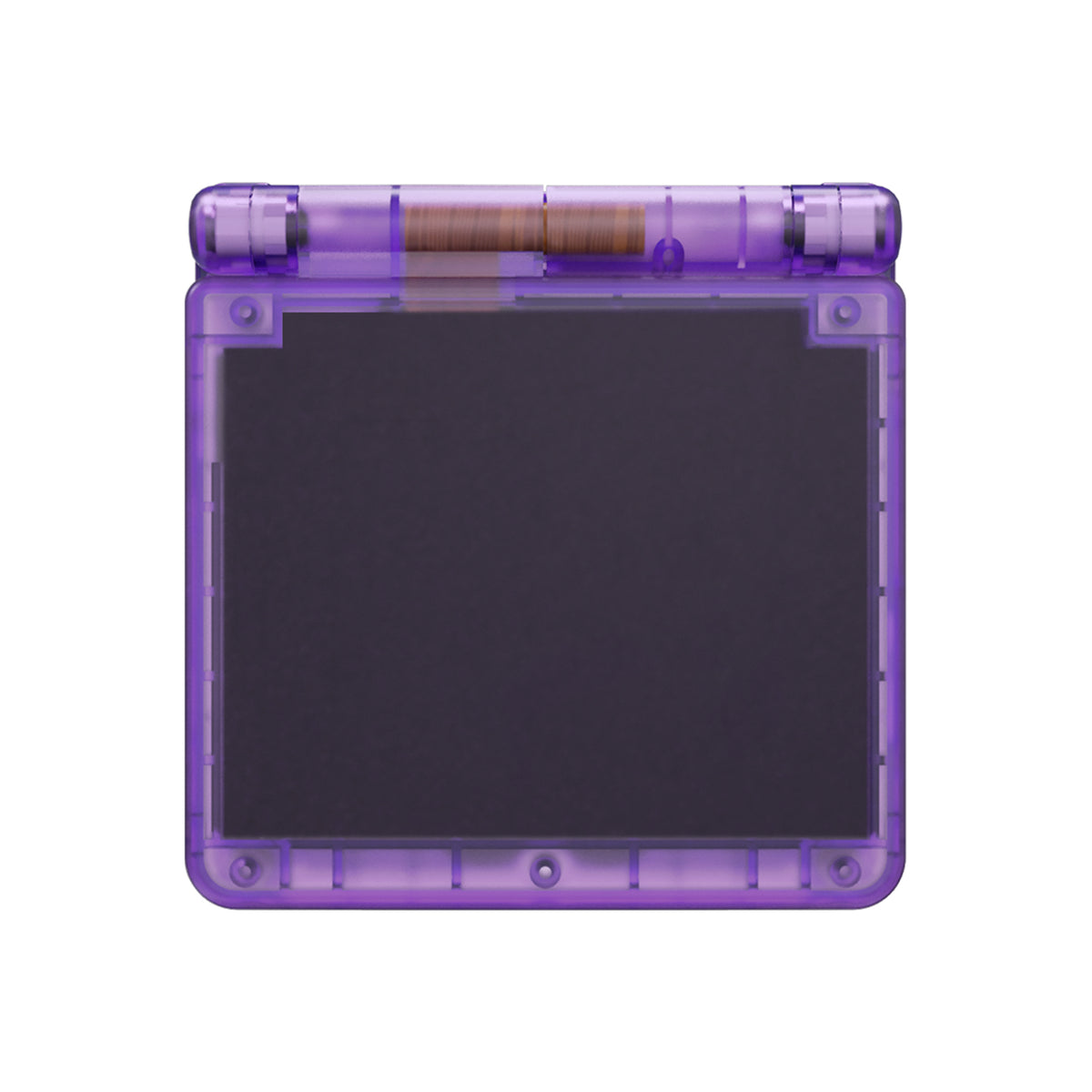 eXtremeRate Retail IPS Ready Upgraded eXtremeRate Clear Atomic Purple Custom Replacement Housing Shell for Gameboy Advance SP GBA SP – Compatible with Both IPS & Standard LCD – Console & Screen NOT Included - ASPM5005