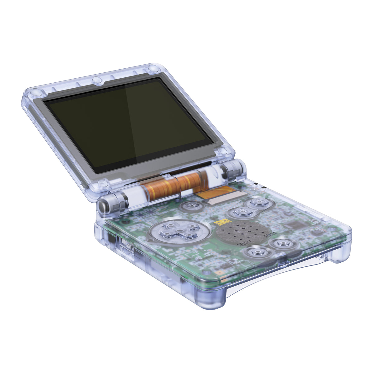 eXtremeRate Retail IPS Ready Upgraded eXtremeRate Glacier Blue Custom Replacement Housing Shell for Gameboy Advance SP GBA SP – Compatible with Both IPS & Standard LCD – Console & Screen NOT Included - ASPM5006