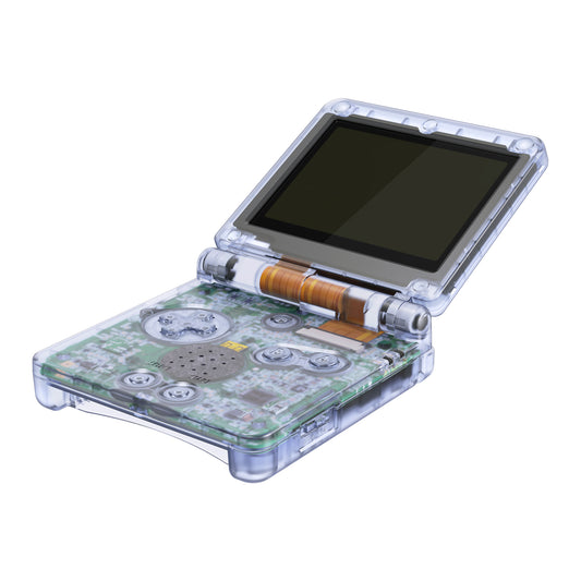 eXtremeRate Retail IPS Ready Upgraded eXtremeRate Glacier Blue Custom Replacement Housing Shell for Gameboy Advance SP GBA SP – Compatible with Both IPS & Standard LCD – Console & Screen NOT Included - ASPM5006