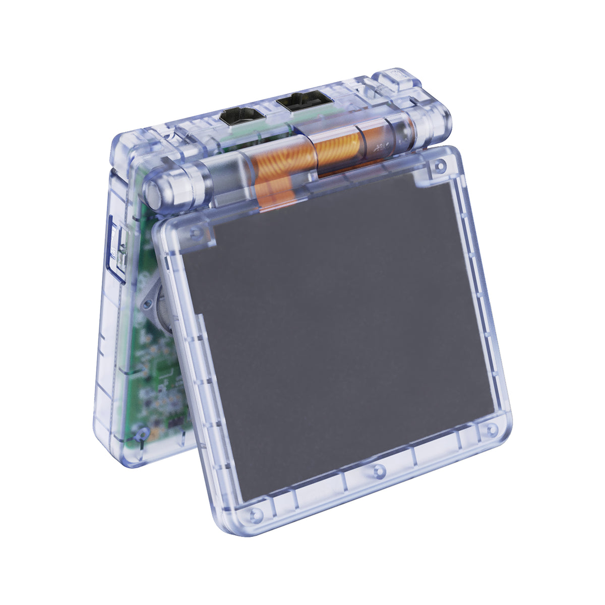 eXtremeRate Retail IPS Ready Upgraded eXtremeRate Glacier Blue Custom Replacement Housing Shell for Gameboy Advance SP GBA SP – Compatible with Both IPS & Standard LCD – Console & Screen NOT Included - ASPM5006