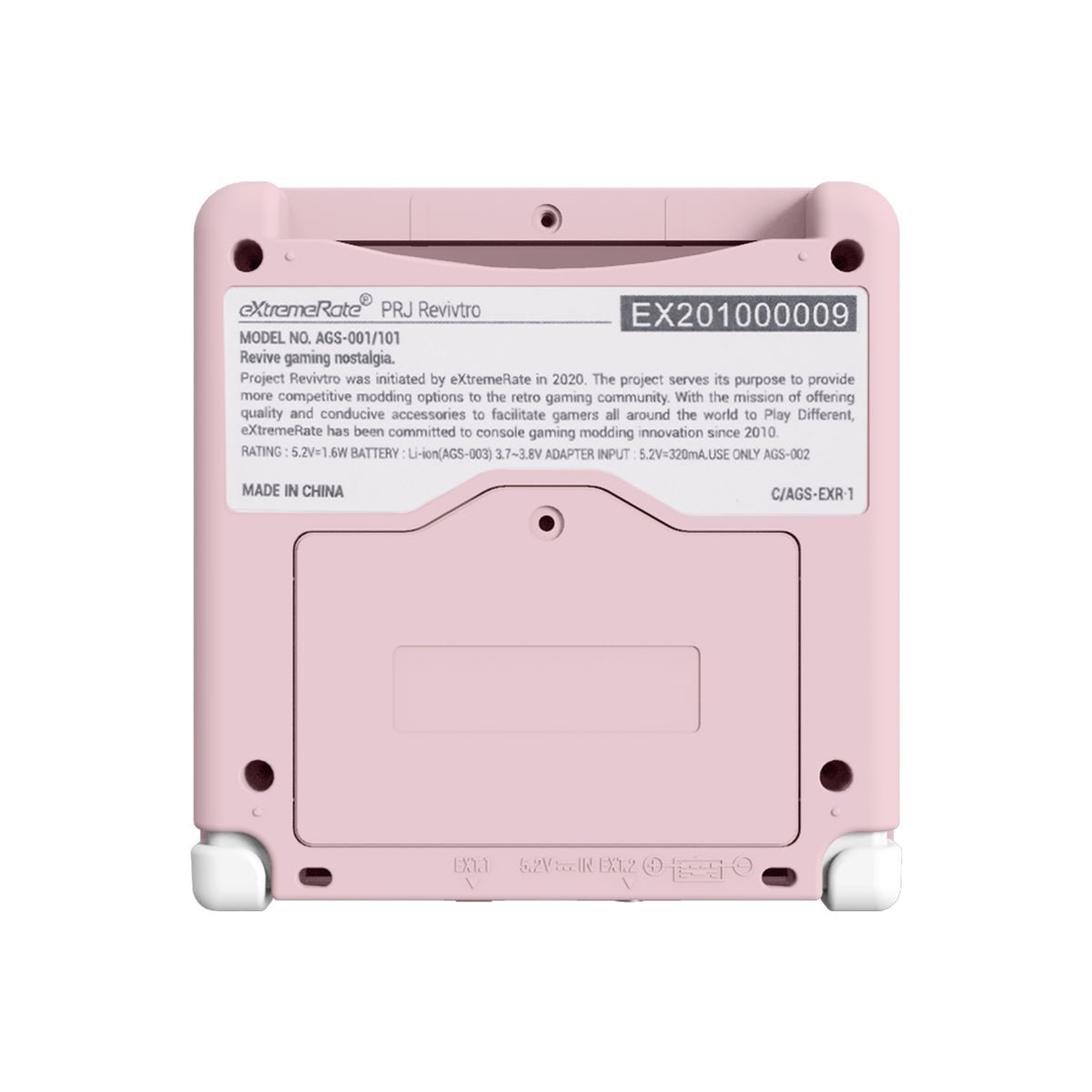eXtremeRate Retail IPS Ready Upgraded Cherry Blossoms Pink Soft Touch Custom Replacement Housing Shell for Gameboy Advance SP GBA SP – Compatible with Both IPS & Standard LCD – Console & Screen NOT Included - ASPP3003