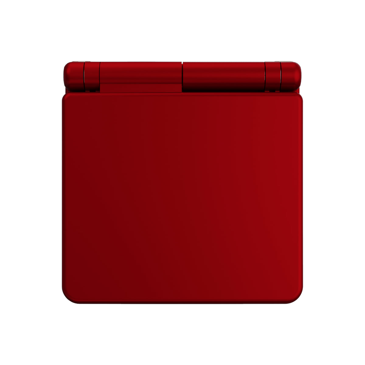 eXtremeRate Retail IPS Ready Upgraded Scarlet Red Soft Touch Custom Replacement Housing Shell for Gameboy Advance SP GBA SP – Compatible with Both IPS & Standard LCD – Console & Screen NOT Included - ASPP3004