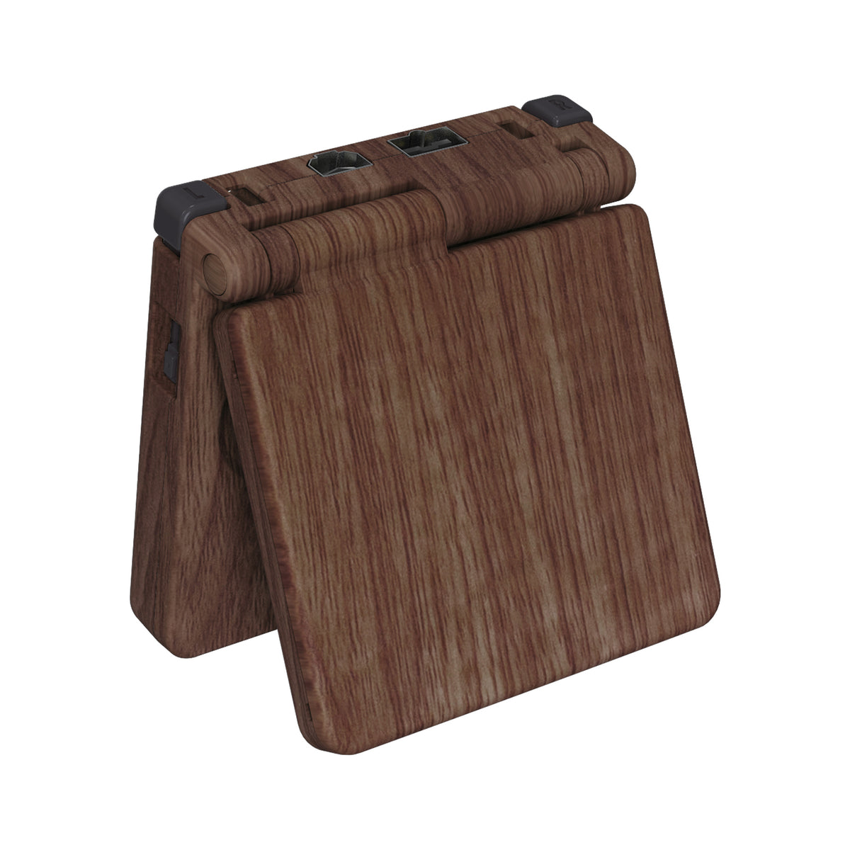 eXtremeRate Retail IPS Ready Upgraded The Wood Grain Soft Touch Custom Replacement Housing Shell for Gameboy Advance SP GBA SP – Compatible with Both IPS & Standard LCD – Console & Screen NOT Included - ASPS2001
