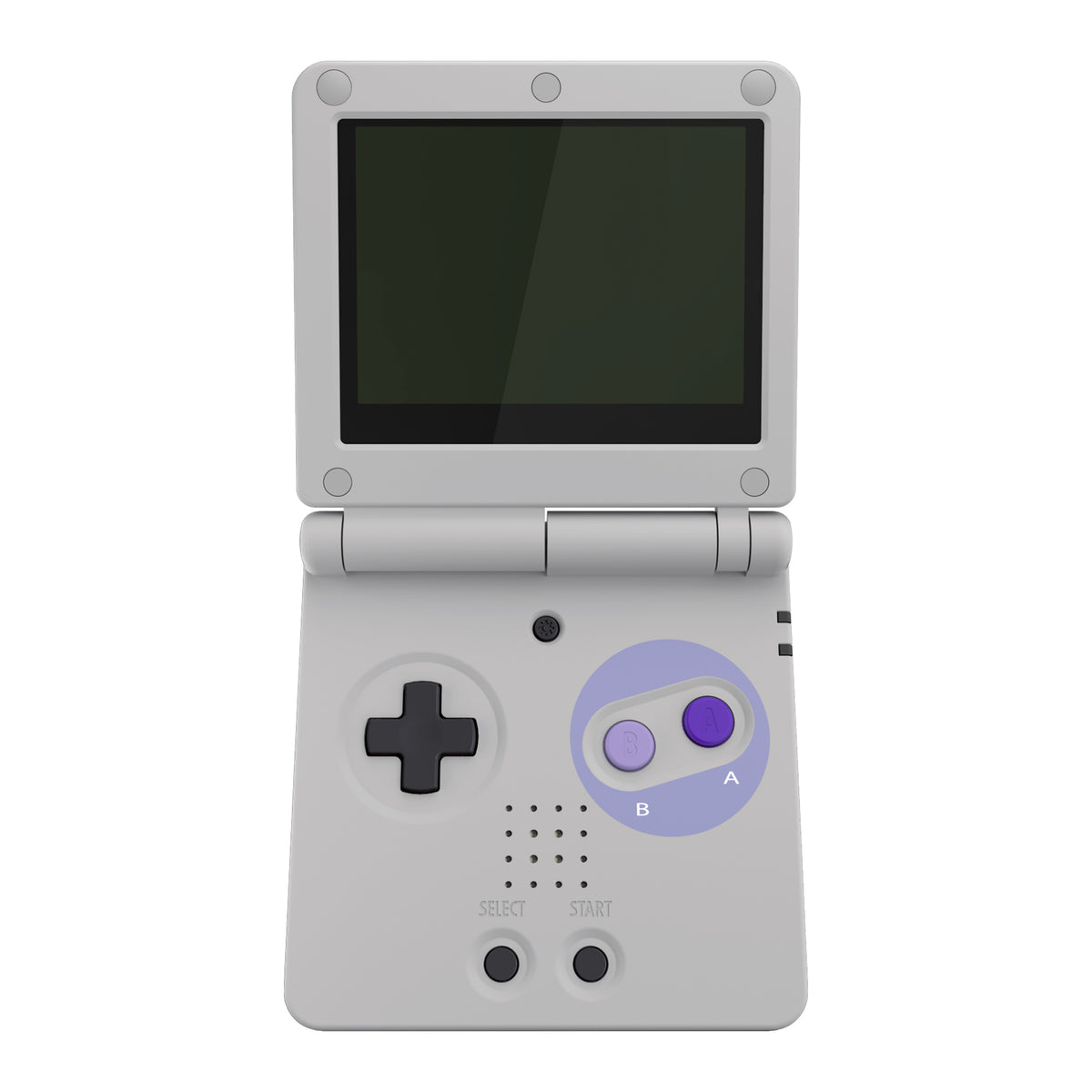 eXtremeRate Retail IPS Ready Upgraded Classic SNES Style Custom Replacement Housing Shell for Gameboy Advance SP GBA SP – Compatible with Both IPS & Standard LCD – Console & Screen NOT Included - ASPY001