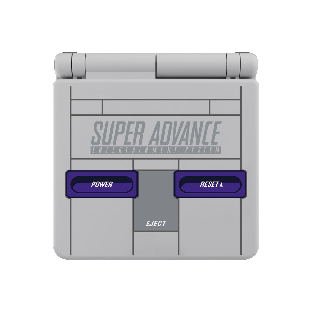 eXtremeRate Retail IPS Ready Upgraded Classic SNES Style Custom Replacement Housing Shell for Gameboy Advance SP GBA SP – Compatible with Both IPS & Standard LCD – Console & Screen NOT Included - ASPY001