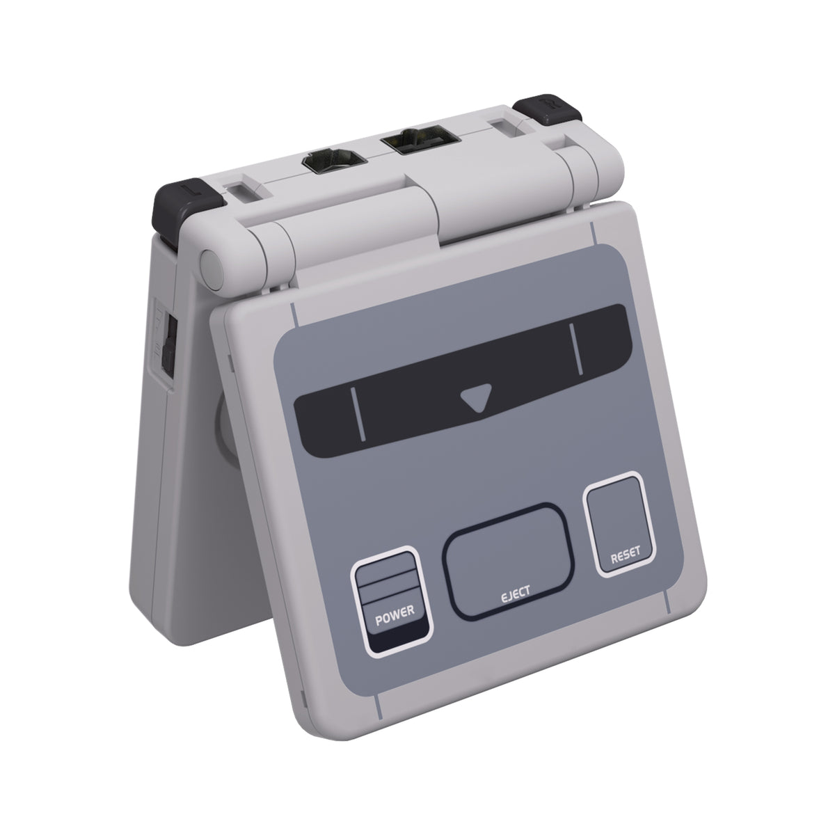 eXtremeRate Retail IPS Ready Upgraded SFC SNES Classic EU Style Custom Replacement Housing Shell for Gameboy Advance SP GBA SP – Compatible with Both IPS & Standard LCD – Console & Screen NOT Included - ASPY004