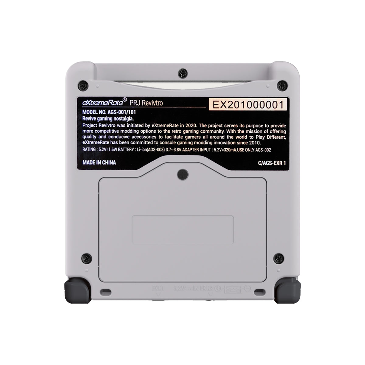 eXtremeRate Retail IPS Ready Upgraded SFC SNES Classic EU Style Custom Replacement Housing Shell for Gameboy Advance SP GBA SP – Compatible with Both IPS & Standard LCD – Console & Screen NOT Included - ASPY004