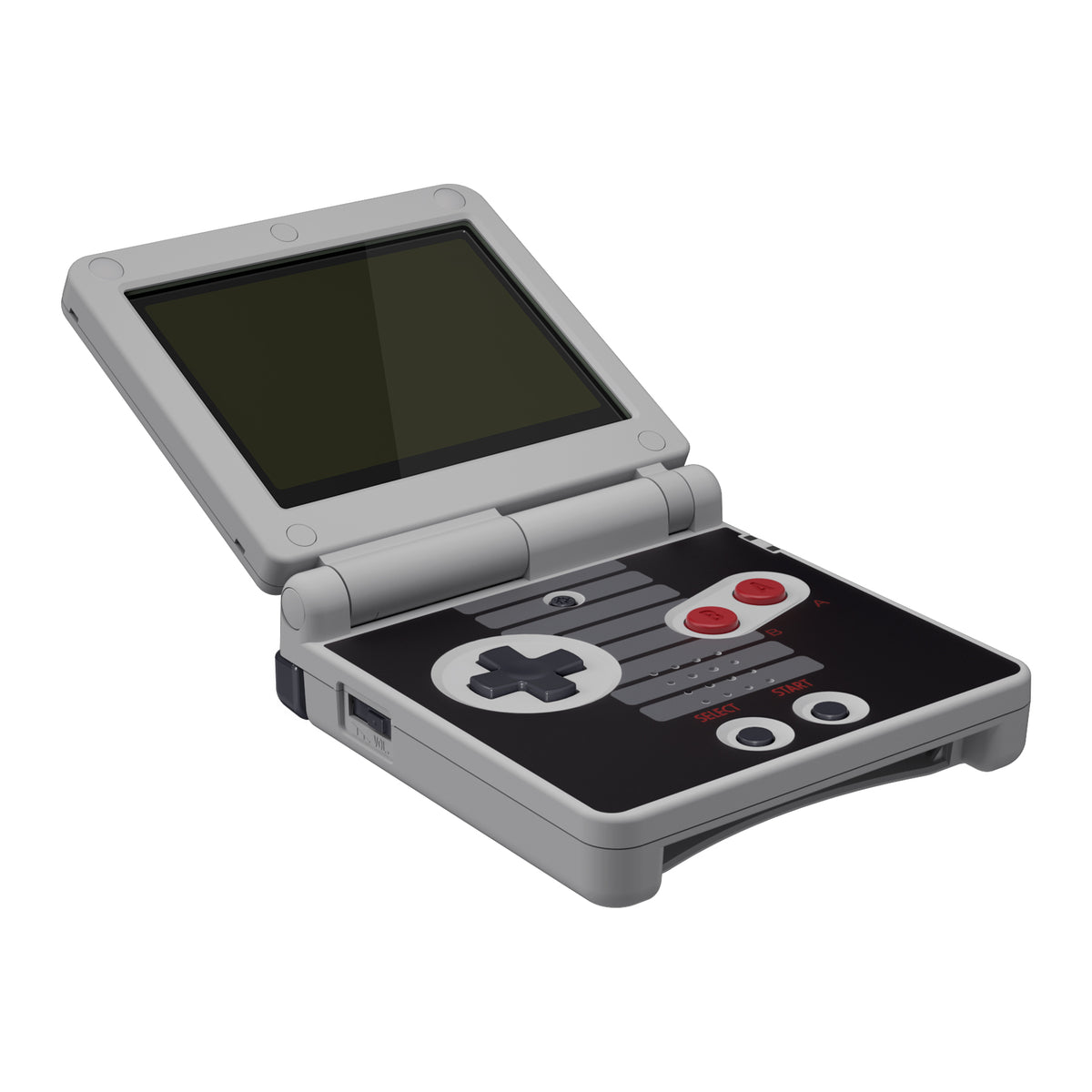 eXtremeRate Retail IPS Ready Upgraded Classic NES Style Custom Replacement Housing Shell for Gameboy Advance SP GBA SP – Compatible with Both IPS & Standard LCD – Console & Screen NOT Included - ASPY005