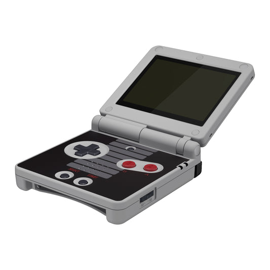 eXtremeRate Retail IPS Ready Upgraded Classic NES Style Custom Replacement Housing Shell for Gameboy Advance SP GBA SP – Compatible with Both IPS & Standard LCD – Console & Screen NOT Included - ASPY005