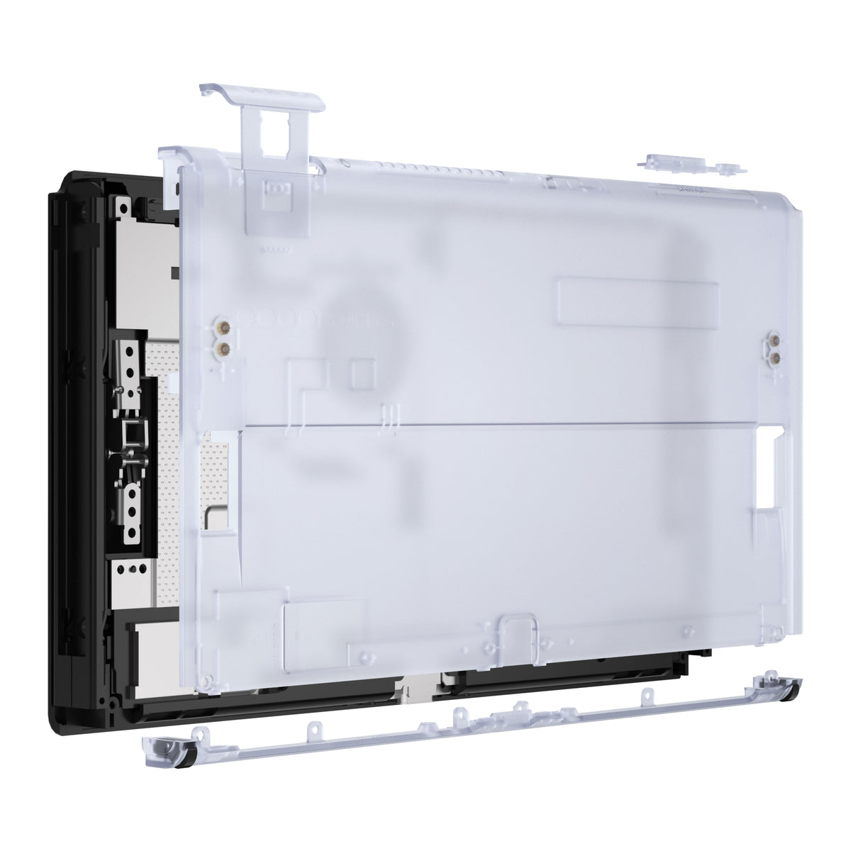 eXtremeRate Retail Glacier Blue Console Back Plate DIY Replacement Housing Shell Case for Nintendo Switch OLED Console – JoyCon Shell & Kickstand NOT Included - BNSOM5003