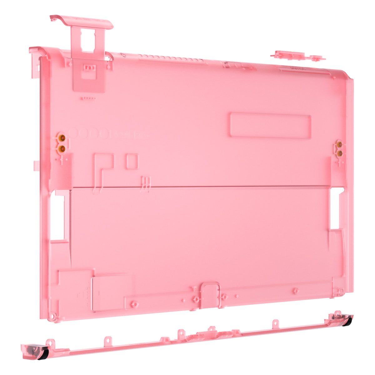 eXtremeRate Retail Cherry Pink Console Back Plate DIY Replacement Housing Shell Case for Nintendo Switch OLED Console – JoyCon Shell & Kickstand NOT Included - BNSOM5004