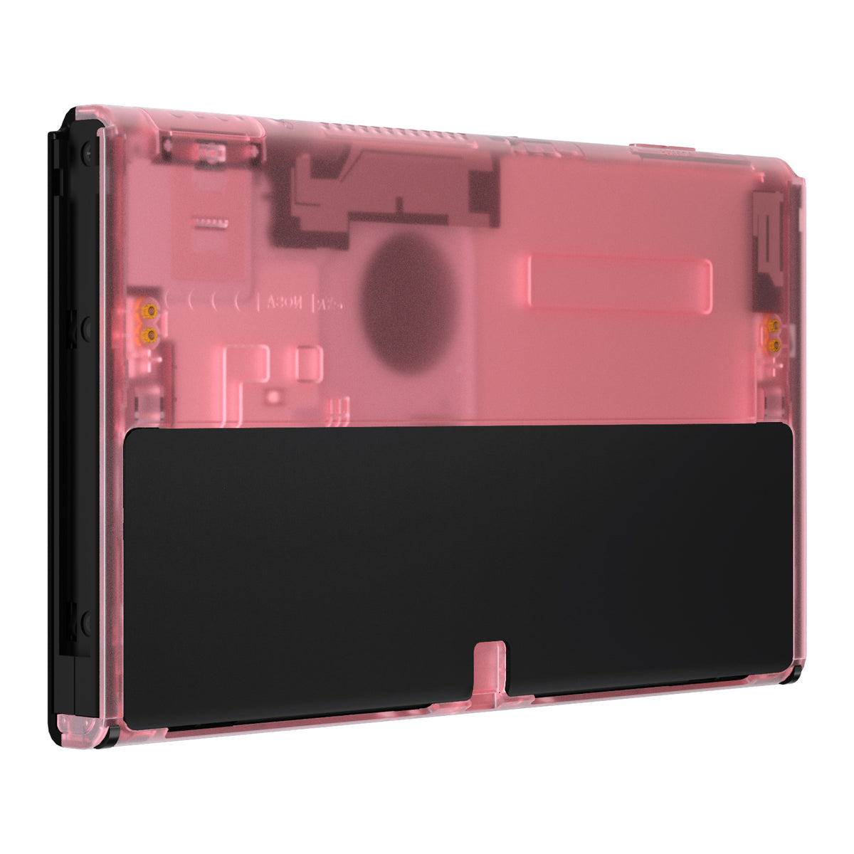 eXtremeRate Retail Cherry Pink Console Back Plate DIY Replacement Housing Shell Case for Nintendo Switch OLED Console – JoyCon Shell & Kickstand NOT Included - BNSOM5004