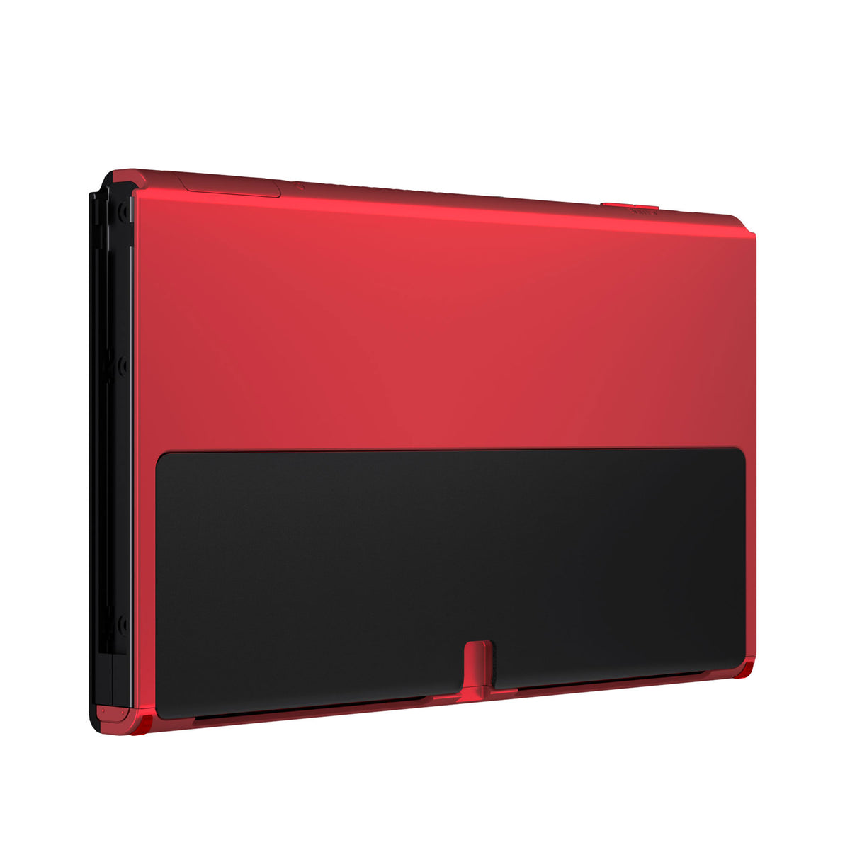 eXtremeRate Retail Vampire Red Soft Touch Console Back Plate DIY Replacement Housing Shell Case for Nintendo Switch OLED Console – JoyCon Shell & Kickstand NOT Included - BNSOP3004