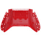 eXtremeRate Retail Clear Red Custom Bottom Shell with Battery Cover for Xbox Series S/X Controller, DIY Replacement Backplate Cover for Xbox Core Controller Model 1914 - Controller & Side Rails NOT Included - BX3M502