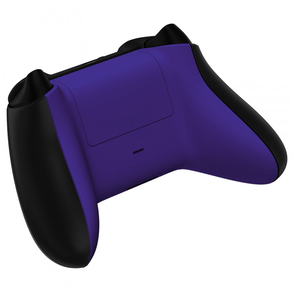 eXtremeRate Retail Purple Soft Touch Replacement Back Shell w/ Battery Cover for Xbox Series S/X Controller - Controller & Side Rails NOT Included - BX3P307