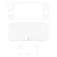 eXtremeRate Retail Soft Touch White DIY Replacement Shell for Nintendo Switch Lite, NSL Handheld Controller Housing with Screen Protector, Custom Case Cover for Nintendo Switch Lite - DLP308