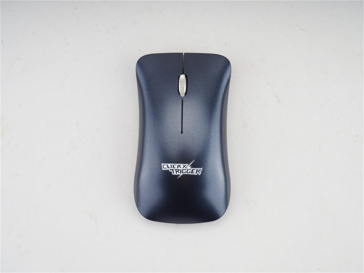 eXtremeRate Retail CLICKY TRIGGER Black Wireless Mouse for Laptop/PC/Mac/iPad pro/Computer - DSC066