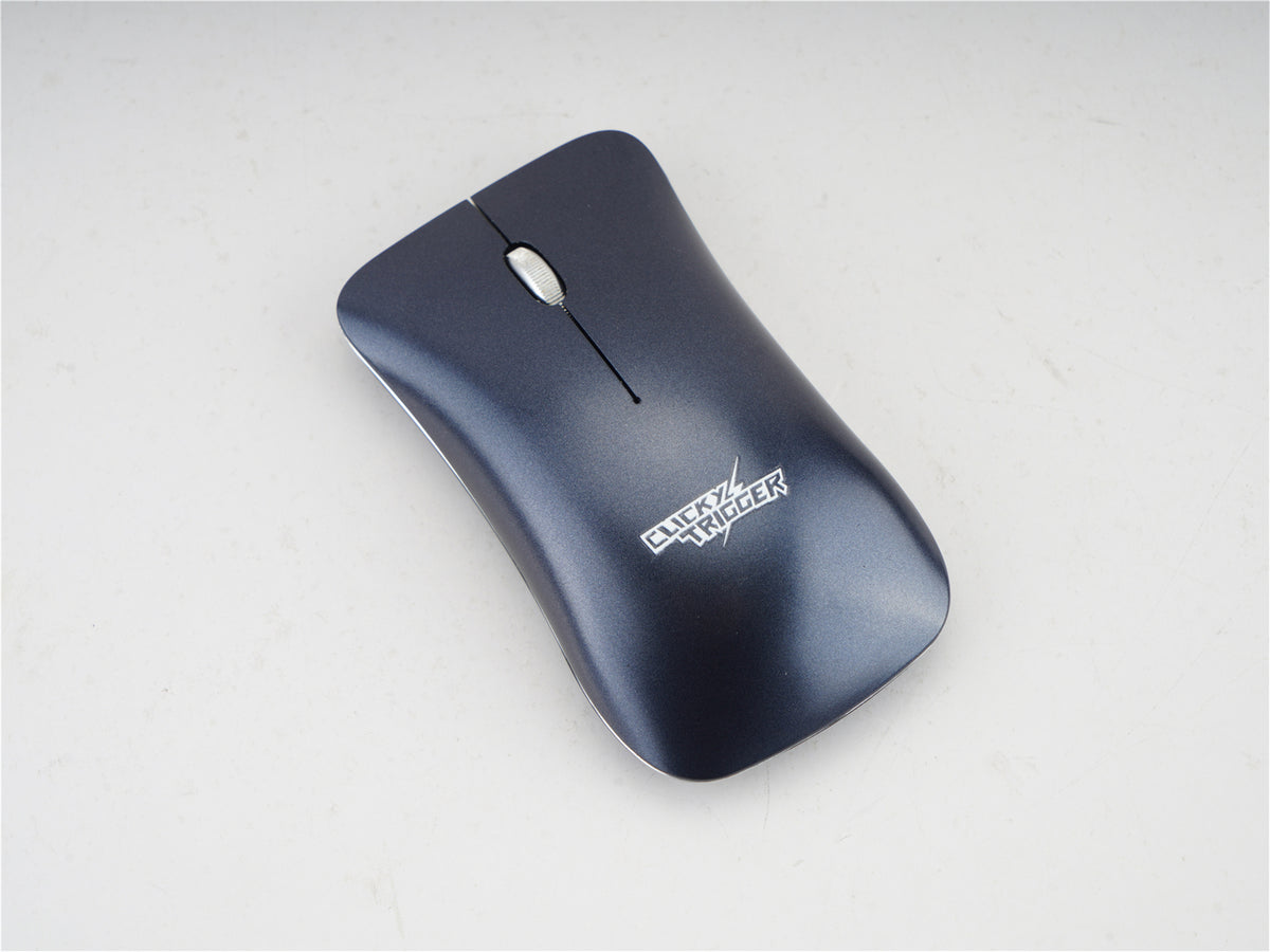 eXtremeRate Retail CLICKY TRIGGER Black Wireless Mouse for Laptop/PC/Mac/iPad pro/Computer - DSC066