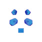 eXtremeRate Retail Chameleon Purple Blue Replacement Redesigned K1 K2 K3 K4 Back Buttons Paddles & Toggle Switch for Xbox Series X/S Controller eXtremerate Hope Remap Kit - Controller & Hope Remap Board NOT Included - DX3P3001