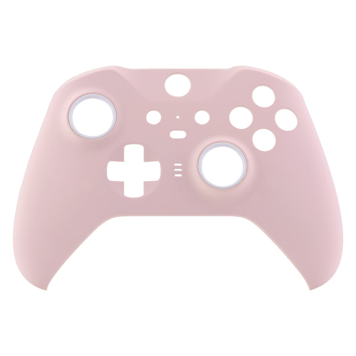 eXtremeRate Retail Cherry Blossoms Pink Soft Touch Grip Faceplate Cover, Front Housing Shell Case Replacement Kit for Xbox One Elite Series 2 Controller (Model 1797 and Core Model 1797) - Thumbstick Accent Rings Included - ELP312