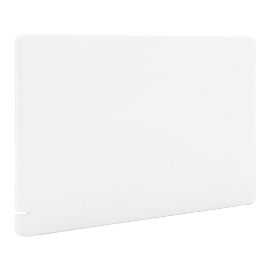 eXtremeRate Retail White Custom Faceplate for Nintendo Switch Charging Dock, Soft Touch Grip DIY Replacement Housing Shell for Nintendo Switch Dock - Dock NOT Included - FDP304