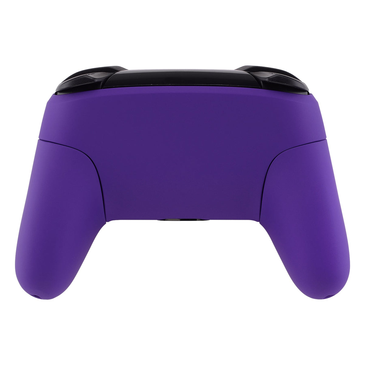 eXtremeRate Retail Purple Faceplate Backplate Handles for Nintendo Switch Pro Controller, Soft Touch DIY Replacement Grip Housing Shell Cover for Nintendo Switch Pro - Controller NOT Included - FRP305