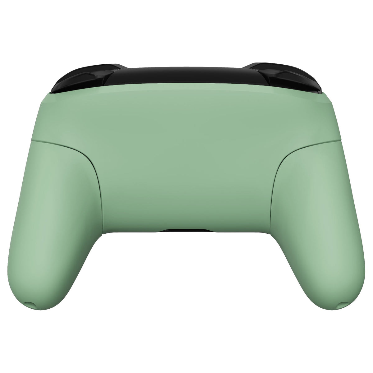 eXtremeRate Retail Matcha Green Faceplate Backplate Handles for NS Switch Pro Controller, Soft Touch DIY Replacement Grip Housing Shell Cover for NS Switch Pro - Controller NOT Included - FRP339