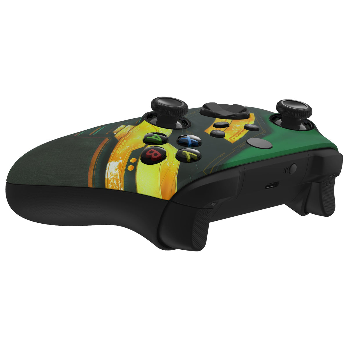 eXtremeRate Retail Armor of Ragnarok Replacement Part Faceplate, Soft Touch Grip Housing Shell Case for Xbox Series S & Xbox Series X Controller Accessories - Controller NOT Included - FX3T151