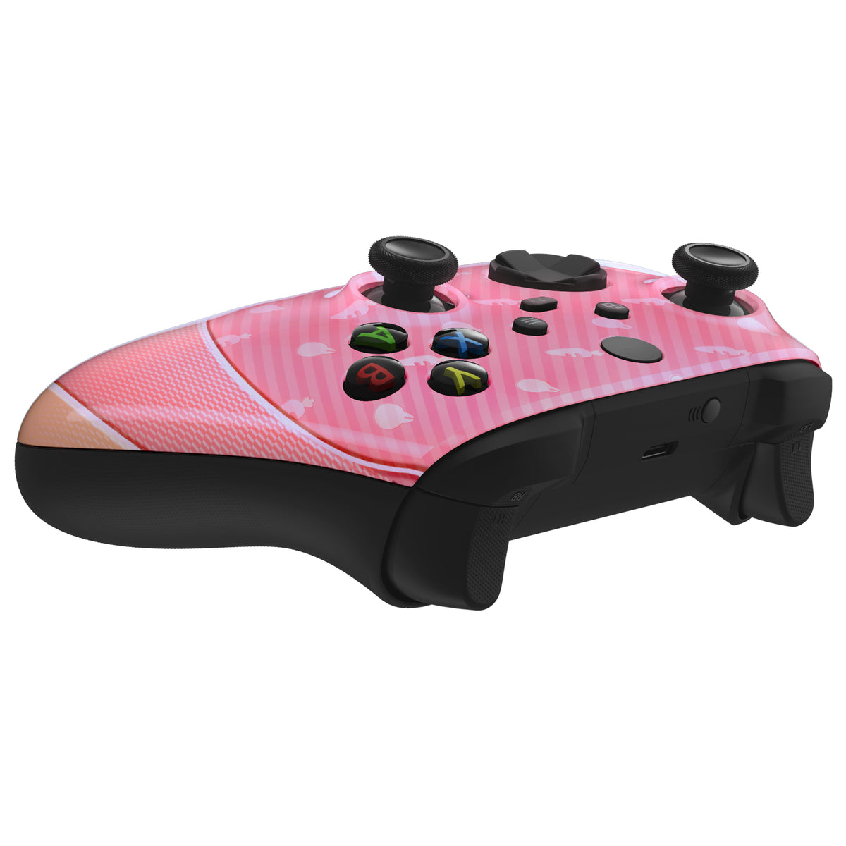 eXtremeRate Retail Easter Rabbit Replacement Part Faceplate, Soft Touch Grip Housing Shell Case for Xbox Series S & Xbox Series X Controller Accessories - Controller NOT Included - FX3T167