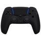 eXtremeRate Retail LUNA Redesigned Black Soft Touch Front Shell Touchpad Compatible with ps5 Controller BDM-010 BDM-020 BDM-030, DIY Replacement Housing Custom Touch Pad Cover Compatible with ps5 Controller - GHPFP001