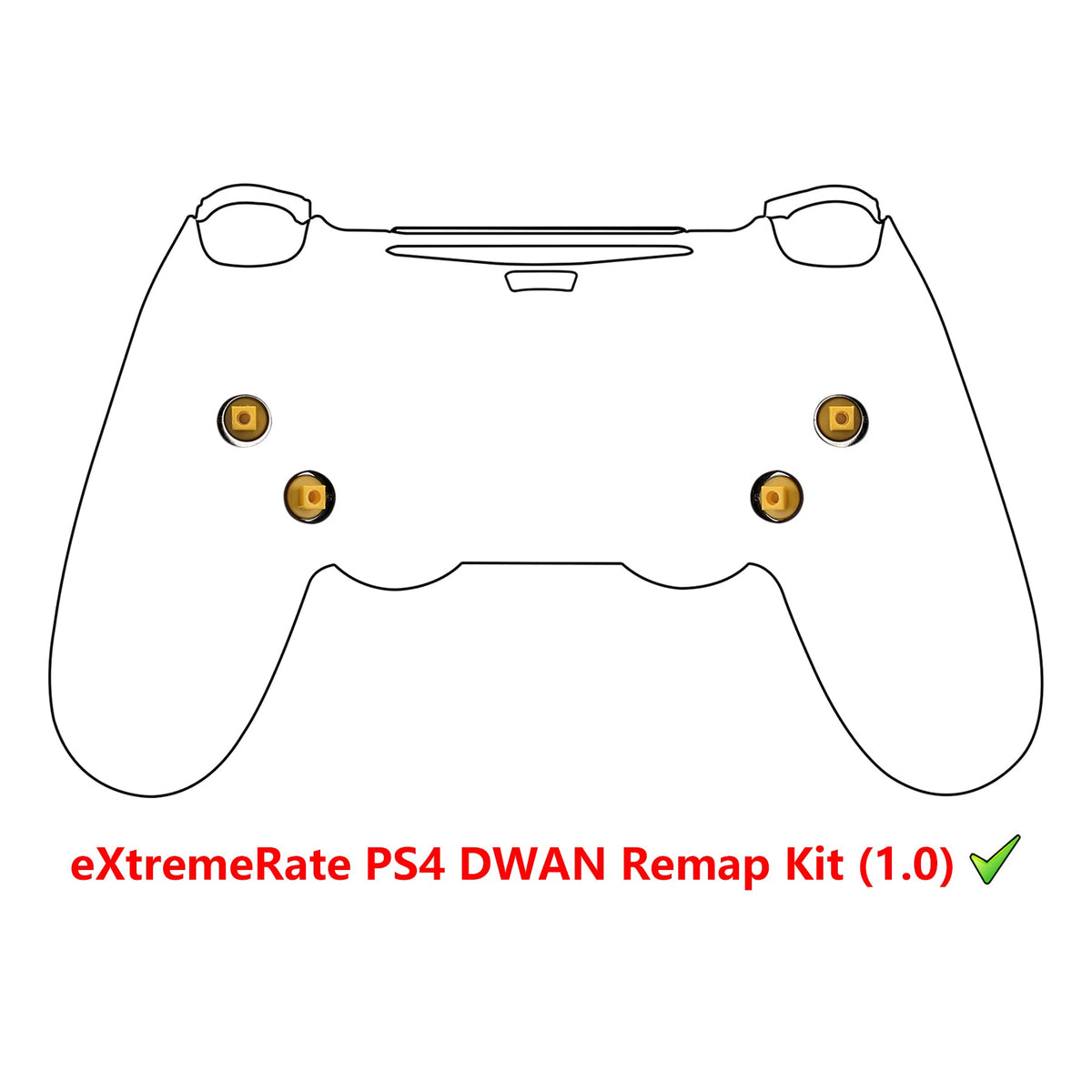 eXtremeRate Retail Replacement Remap Borad FPC Ribbon Cable for eXtremeRate ps4 Dawn Remap Kit - GP4F0095