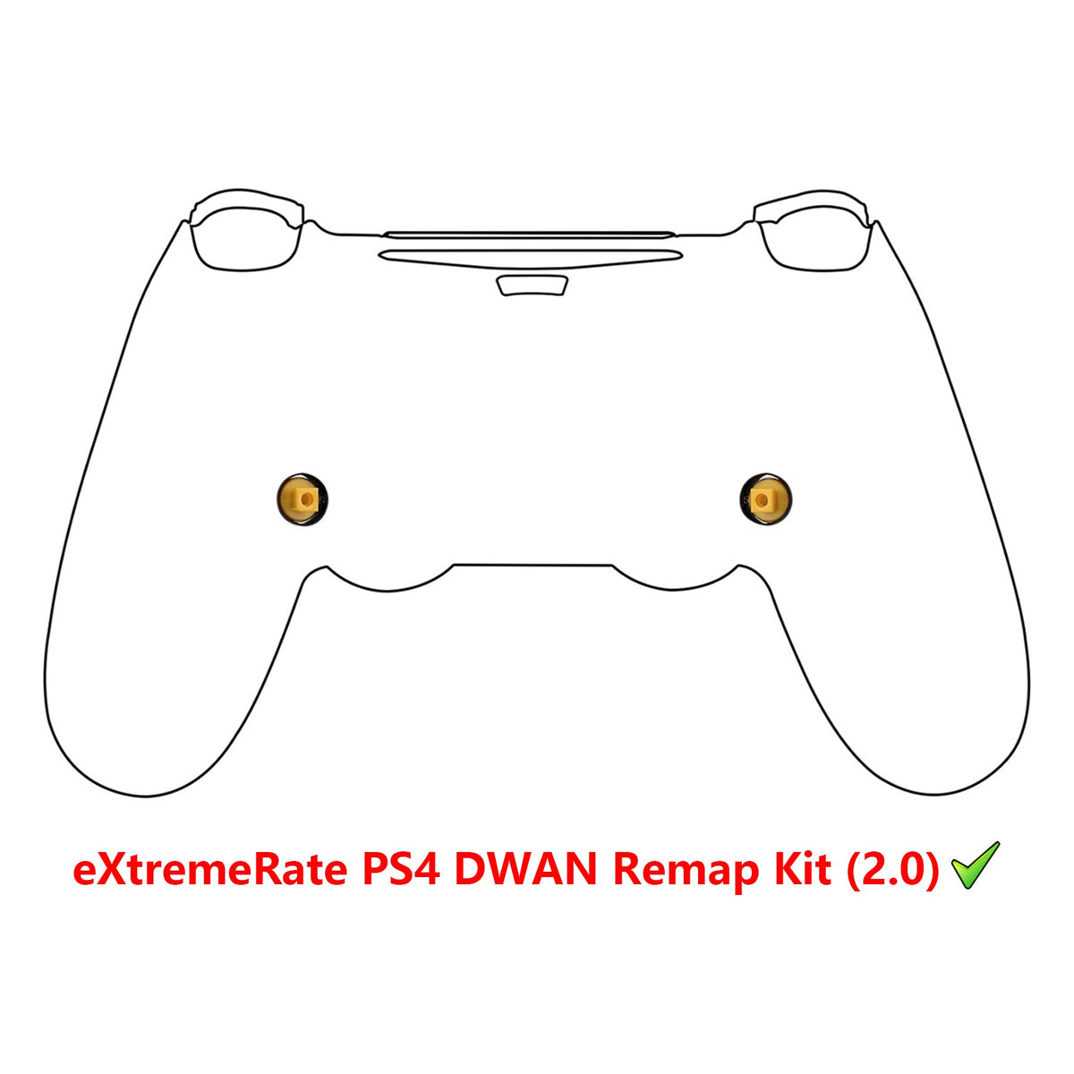 eXtremeRate Retail Replacement Remap Borad FPC Ribbon Cable for eXtremeRate ps4 Dawn Remap Kit - GP4F0095