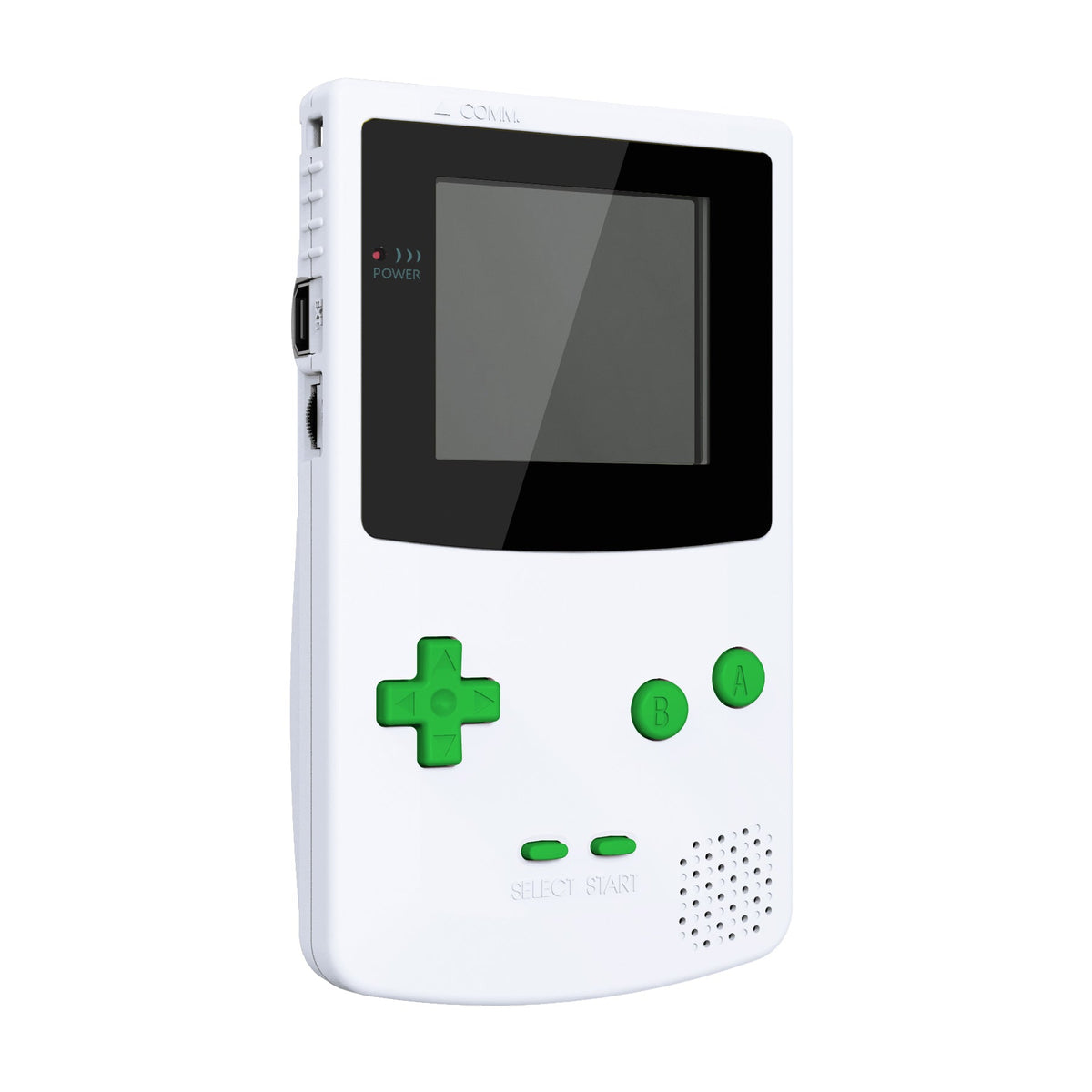 eXtremeRate Retail Green GBC Replacement Full Set Buttons for Gameboy Color - Handheld Game Console NOT Included - JCB2006