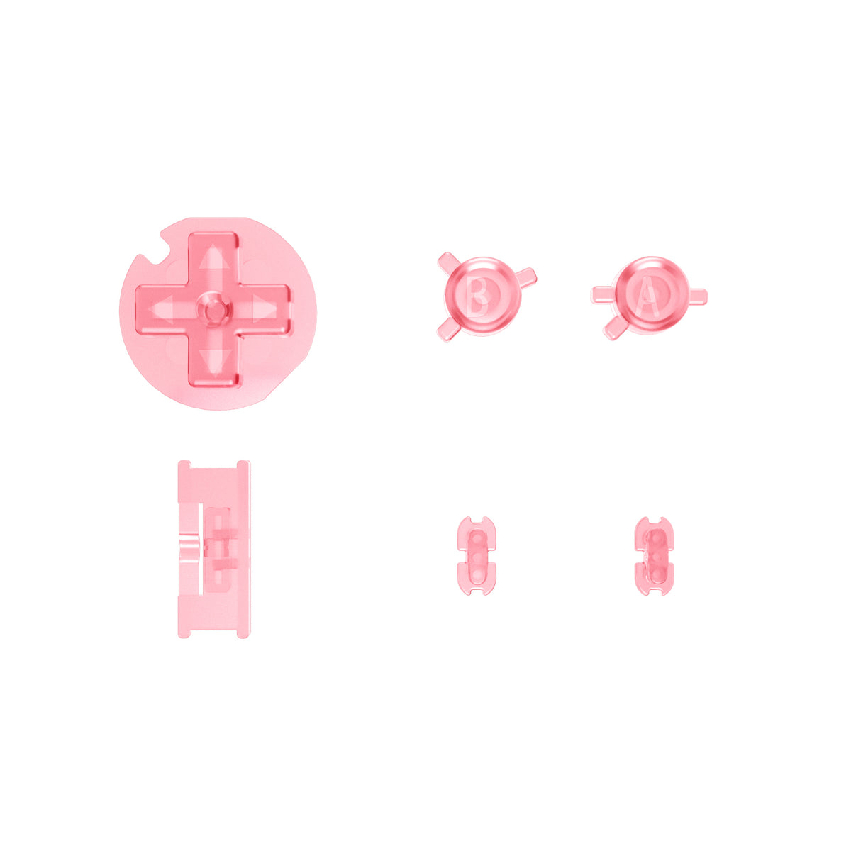 eXtremeRate Retail eXtremeRate Cherry Pink Replacement Full Set Buttons for Gameboy Color GBC - Handheld Game Console NOT Included - JCB4007