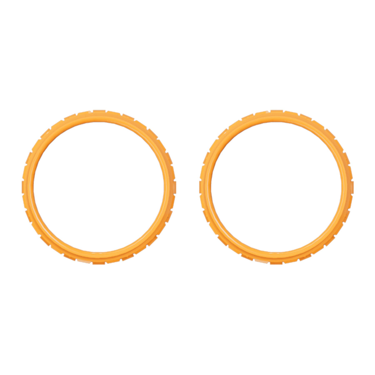 eXtremeRate Retail Caution Yellow Replacement Accessories for ps5 Controller, Custom Accent Rings for ps5 Controller - Controller NOT Included - JPF5010