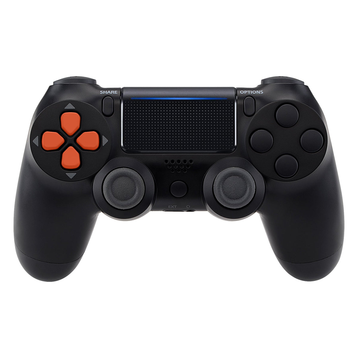 eXtremeRate Retail Ergonomic Split Dpad Buttons (SDP Buttons) for ps5 Controller, Orange Independent Dpad Direction Buttons for ps5, for ps4 All Model Controller - JPF8014