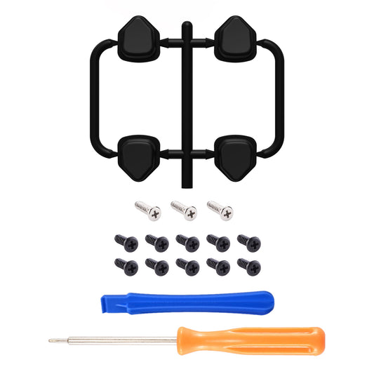 eXtremeRate Retail Ergonomic Split D-pad Buttons (SDP Buttons) for ps5 Controller, Black Independent Dpad Direction Buttons for ps5, ps4 Slim Pro Controller - JPF8019