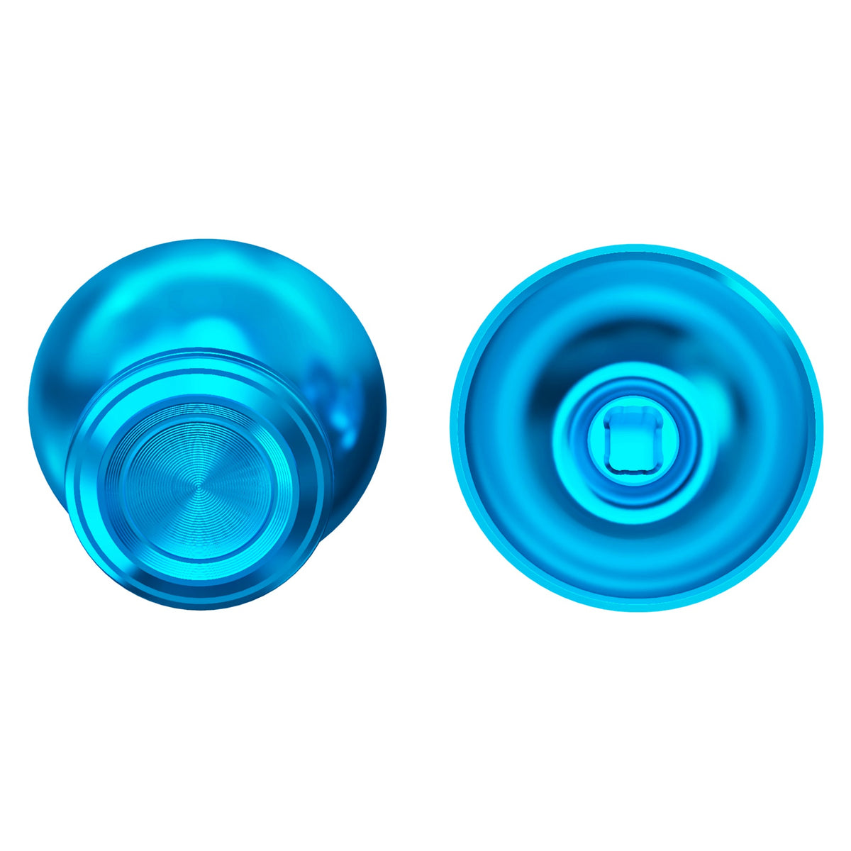 eXtremeRate Retail Custom Blue Metal Thumbsticks for ps5 Controller, Replacement Aluminum Analog Stick Joystick for ps4 Controller - Controller NOT Included - JPFC004