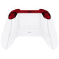 eXtremeRate Retail No Letter Imprint Custom Full Set Buttons for Xbox Series X/S Controller, Scarlet Red Replacement Accessories Bumpers Triggers Dpad ABXY Buttons for Xbox Series X/S, Xbox Core Controller - JX3503