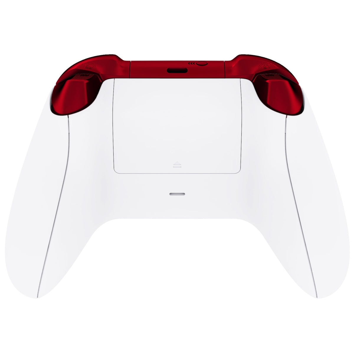 eXtremeRate Retail No Letter Imprint Custom Full Set Buttons for Xbox Series X/S Controller, Scarlet Red Replacement Accessories Bumpers Triggers Dpad ABXY Buttons for Xbox Series X/S, Xbox Core Controller - JX3503