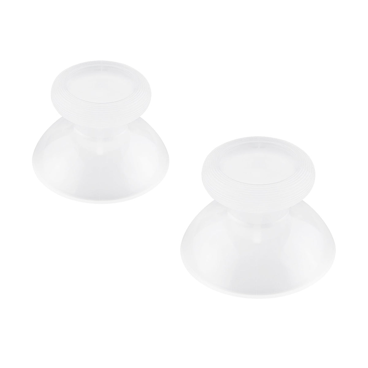 eXtremeRate Retail Transparent Clear Replacement 3D Joystick Thumbsticks, Analog Thumb Sticks with Screwdriver for Nintendo Switch Pro Controller - KRM510