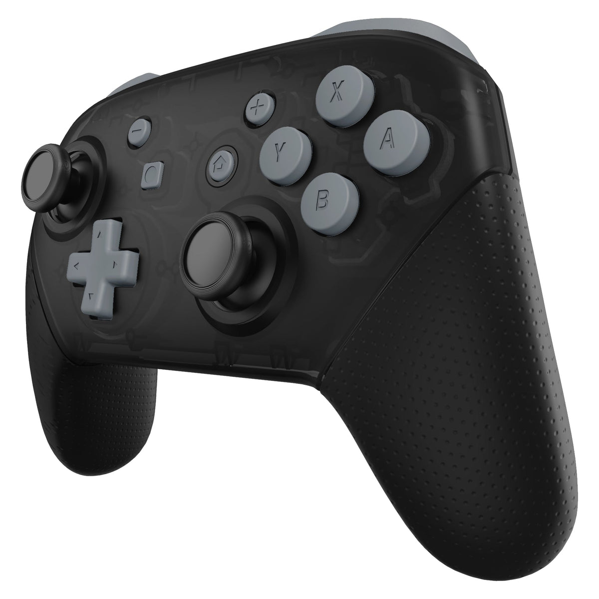 eXtremeRate Retail New Hope Gray Repair ABXY D-pad ZR ZL L R Keys for NS Switch Pro Controller, DIY Replacement Full Set Buttons with Tools for NS Switch Pro - Controller NOT Included - KRP337
